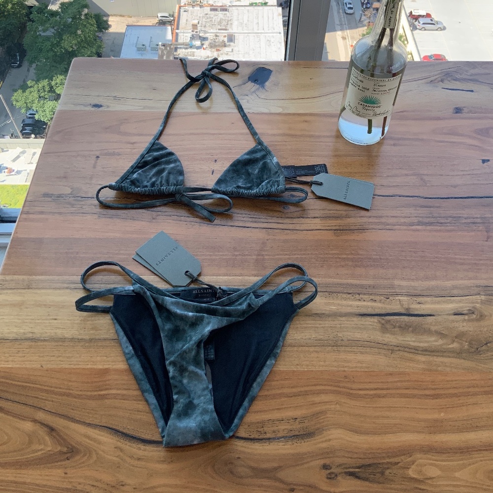 NEW WITH TAGS!! ALL SAINTS Cassia Bikini Bottom XS